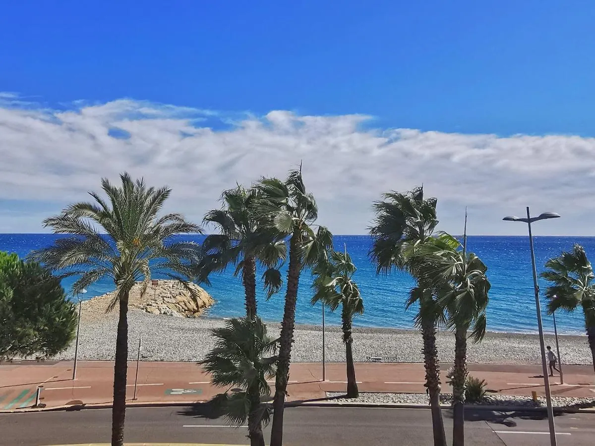 Panoramic Sea View Studio 24H Checkin Cagnes-sur-Mer Lejlighed